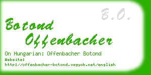 botond offenbacher business card